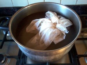 Boiling the grain