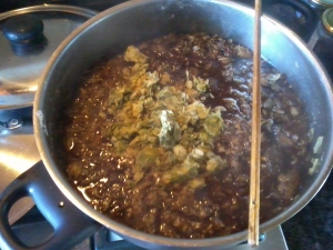 Adding the aroma hops
